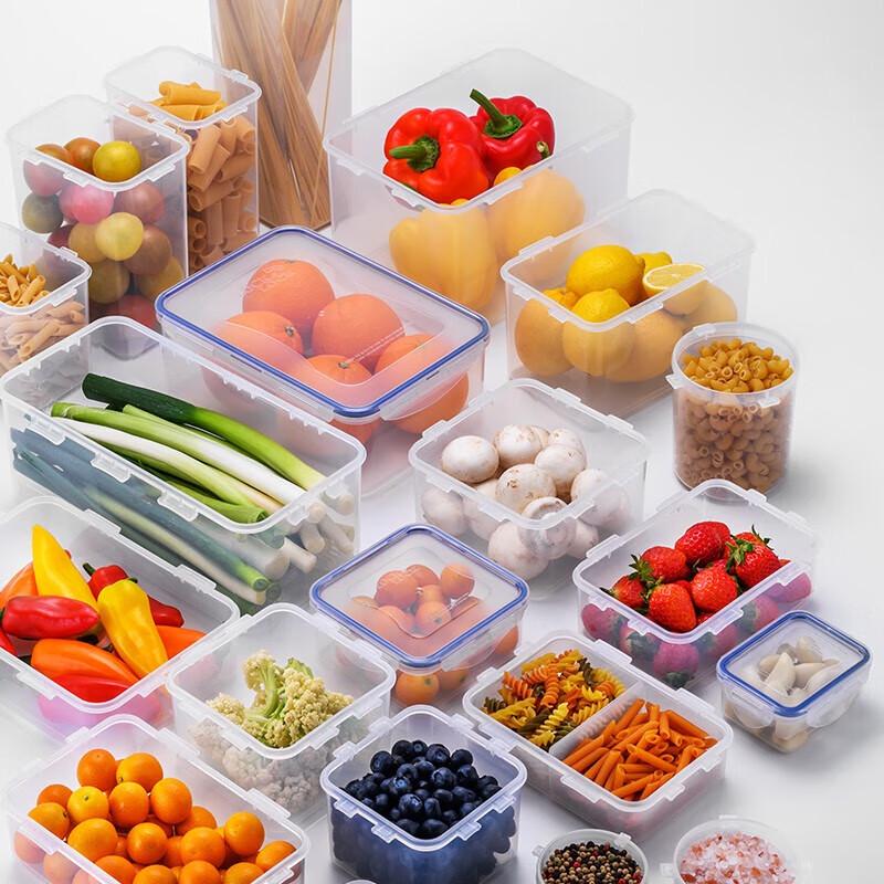 LOCK&LOCK Plastic Airtight Food Storage Container 4-Piece Set