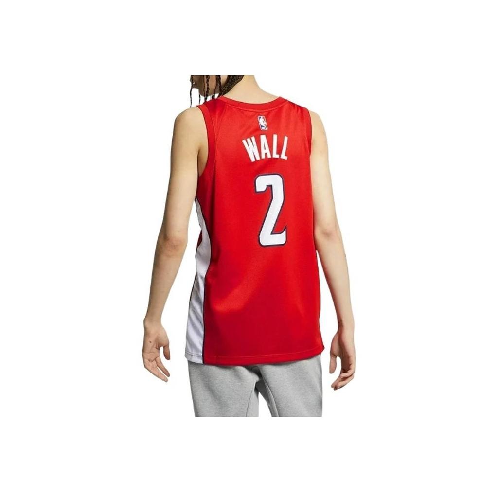 Nike Washington Wizards John Wall #2 Jersey Men Tops Red BQ1179-657