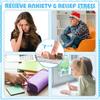 1-9 Keys Keyboard Button Keychain Fidget Toys Funny Decompression Button Keycaps Stress Relief Finger Keyboard Caps Toys Kids