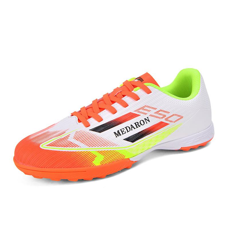 New colorful football shoes with long broken nails and breathable sports training shoes
