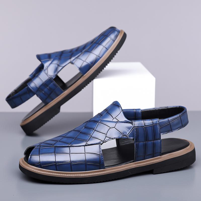 2026 New Arrival Casual Leather Sandals  N-slip Walking Shoes High Quality Comfy Mens Flat Designer Shoes Outdoor Shoes