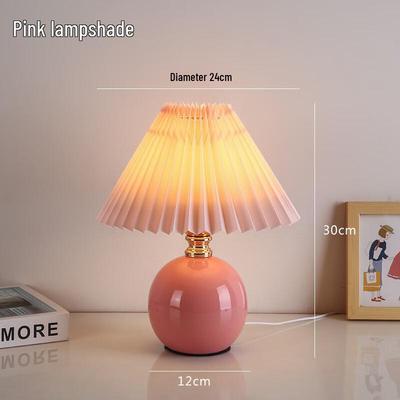 NuFeng Pleated Ceramic USB Desk Lamp