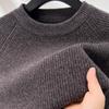 Men's Autumn & Winter 100% Wool Half-High Neck Sweater - Middle-Aged & Dad's Fashion