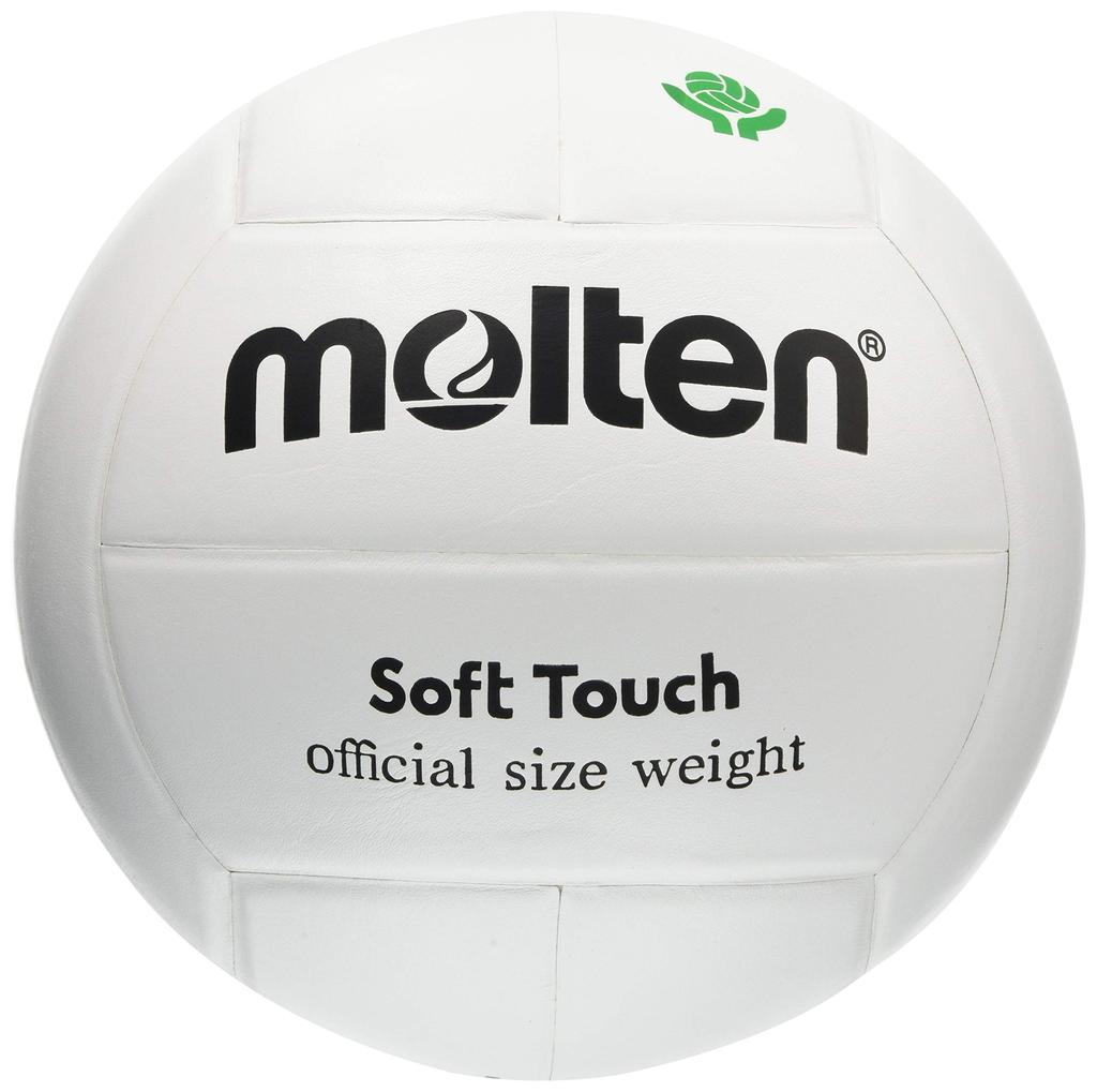 Molten Volleyball Soft Touch 4 Ball Natural Leather White MTV4MP No.