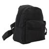 Mini Backpack Wearable Waterproof Stylish Nylon Small Backpack for Students Women Girls Black