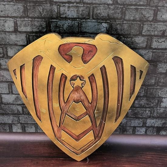 The "Soldier Boy" Wooden Shield Superhero Roleplay Shield Comic Cosplay Shield Replica Best For Gift