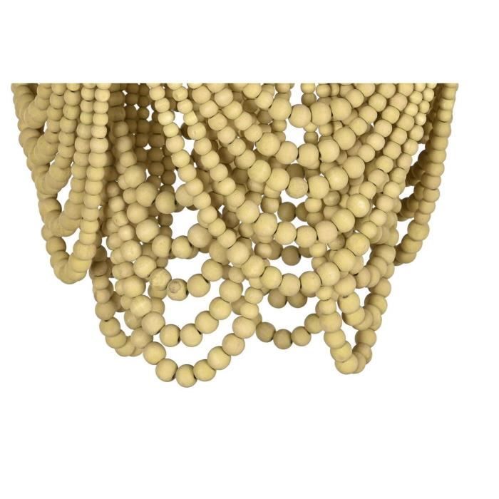 Suspension - Métal - Marron Jaune - 50W - 35x35x95cm - Intérieur