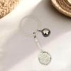 Sports Fan Keychain Tennis and Racket Charm Tennis Accessory Tennis Keyring Alloy Texture Suitable for Everyday Use