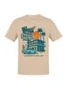 Retro Sunset Drive-In Motel Art Men's T-shirt