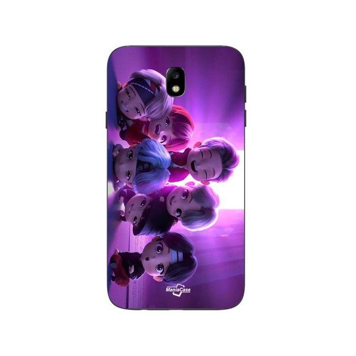 Coque pour Samsung Galaxy j7 2018 bts groupe animation kpop