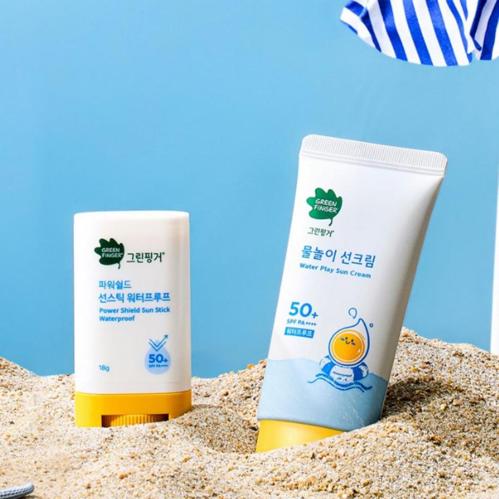 [GREEN FINGER] Power Shield Sun Stick 18g / Kids Baby Sunscreen / SPF 50+ PA++++ / Waterproof Sun Stick