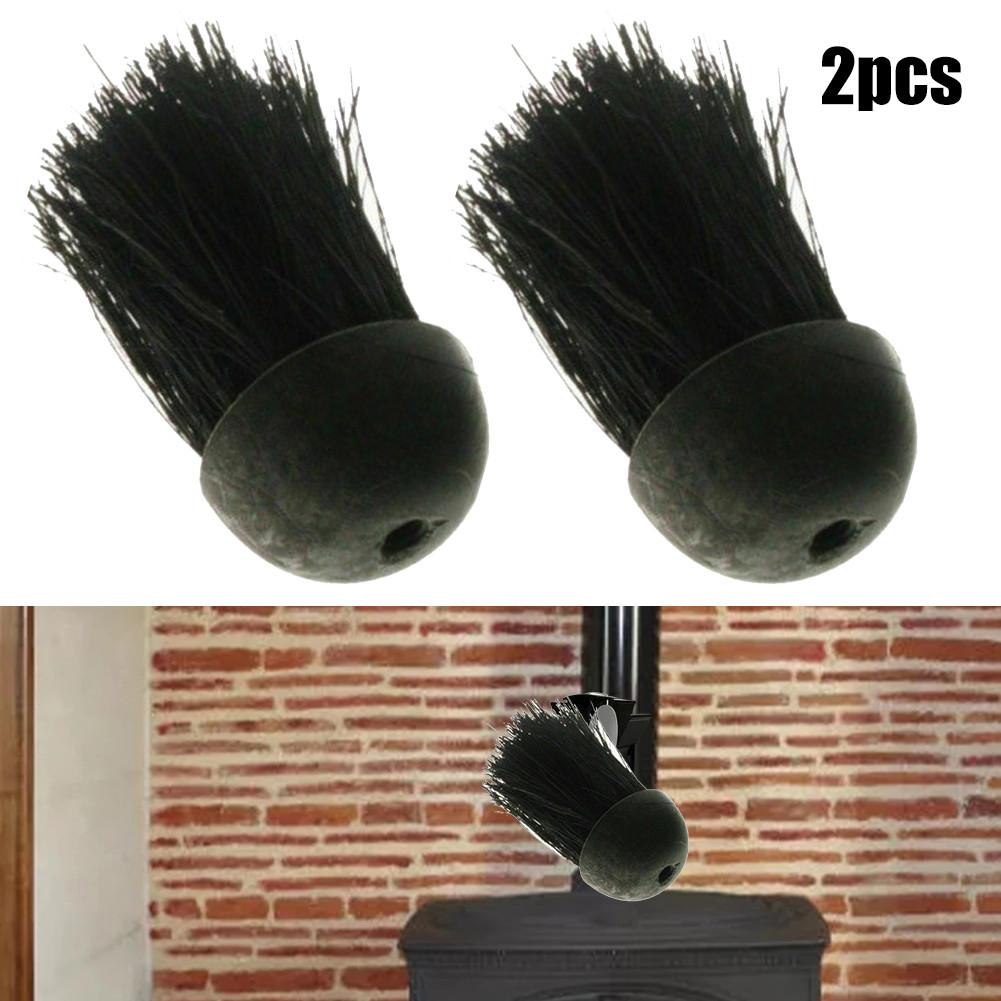 Coconut Palm Bristles Fireplace Brush Hair Length 7.5cm