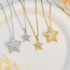 Five-pointed Star Mage Luxury High-end Style Necklace Accessory for Women - Small-Scale Fashion Lockbone Chain