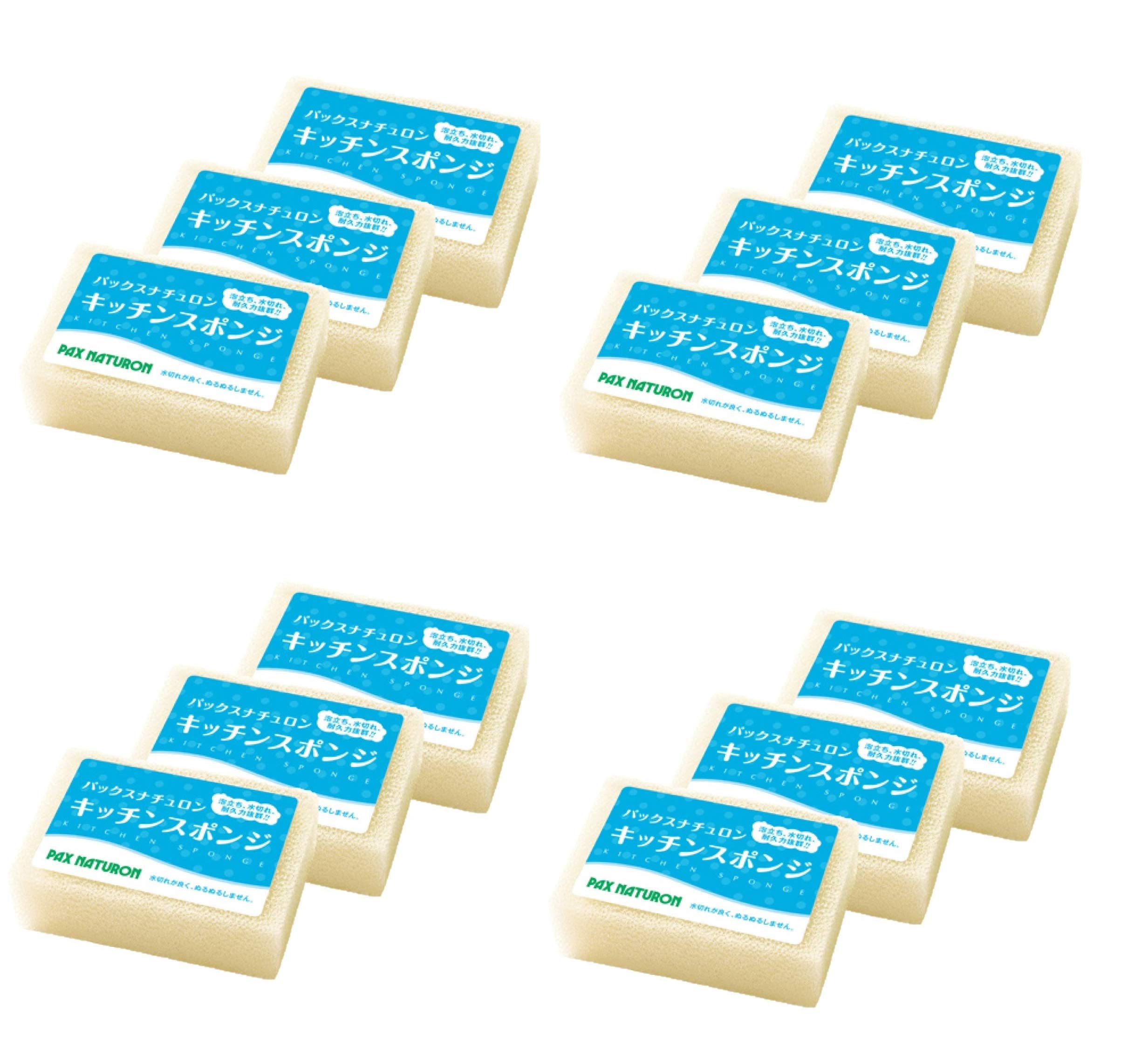 

of Pax Naturon Kitchen Sponge [Set 12] (Natural)