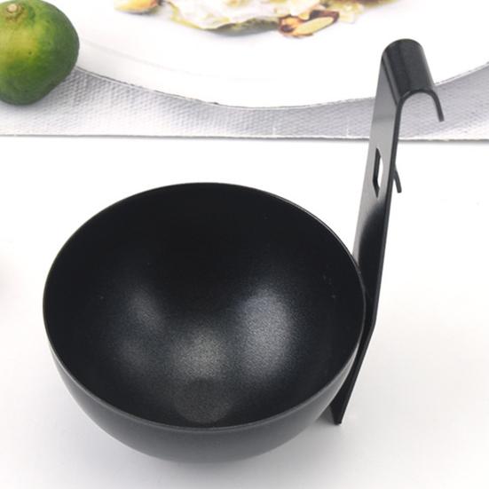 Stainless Steel Egg Mold Hangable Hard Boiled Egg Maker Easy Use Semi-Circular Design Rust Resistant Egg Cooker Kitchen Tool