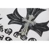 W372 CHROME HEARTS 2025 Summer New High Quality Cotton Round Neck Loose Large Size Men's and Women's T-shirt Couple T-shirt