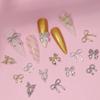 Manicure Accessories 3D Fingernail Rhinestones Glass Crystal Cherry Nail Glitter Jewelry Mixed Shape Bear