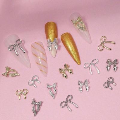 Maniküre Zubehör 3D Fingernagel Strasssteine Glas Kristall Kirsche Nagel Glitzer Schmuck Gemischte Form Bär