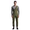 Men One Shoulder Fishing Jumpsuit Water Resistant Sleeveless Elastic Side Waist Legs Overalls with Hook Loop Fastener and Zip Pockets