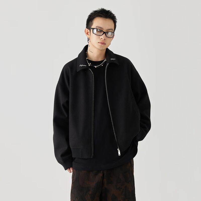 GOLFCROSS Couple's Embroidered Lapel Cardigan Jacket