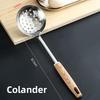Stainless Steel Cooking Spatula Set With Wooden Handles For Home Kitchen