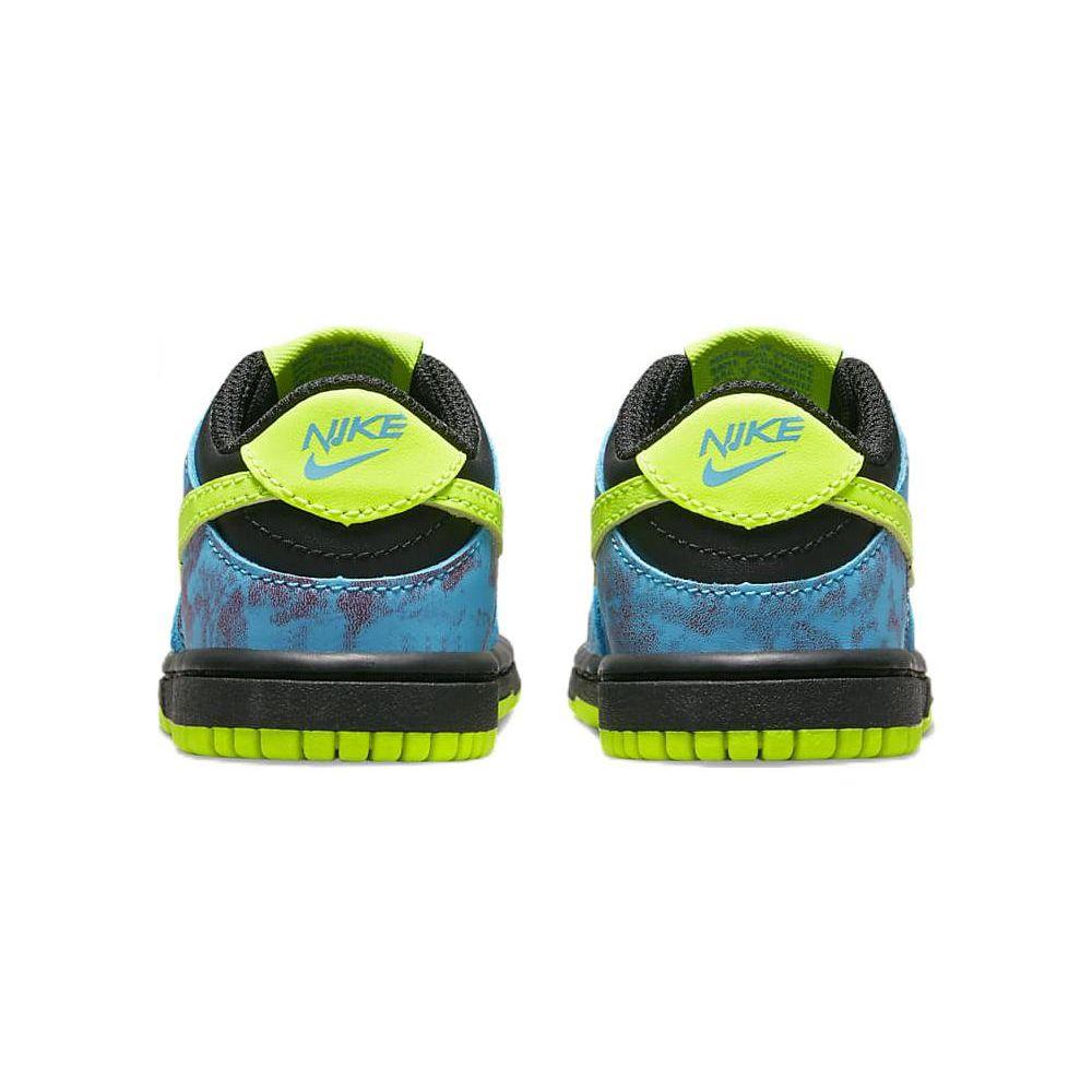 Nike Dunk Low SE TD Lets Dance Baby-Sneaker, mehrfarbig, Schwarz, Baltischblau, DV1697-900