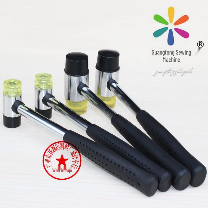 Tianlai Rubber Mallet with Steel Pipe Handle (25-45cm) 25mm Hammer 178g