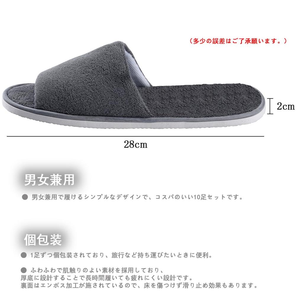 Cushioned Slippers for Indoor Suitable for and Other Business and Suitable for Both Men and Individually 10 Disposable, Luxurious, Fluffy, Use,