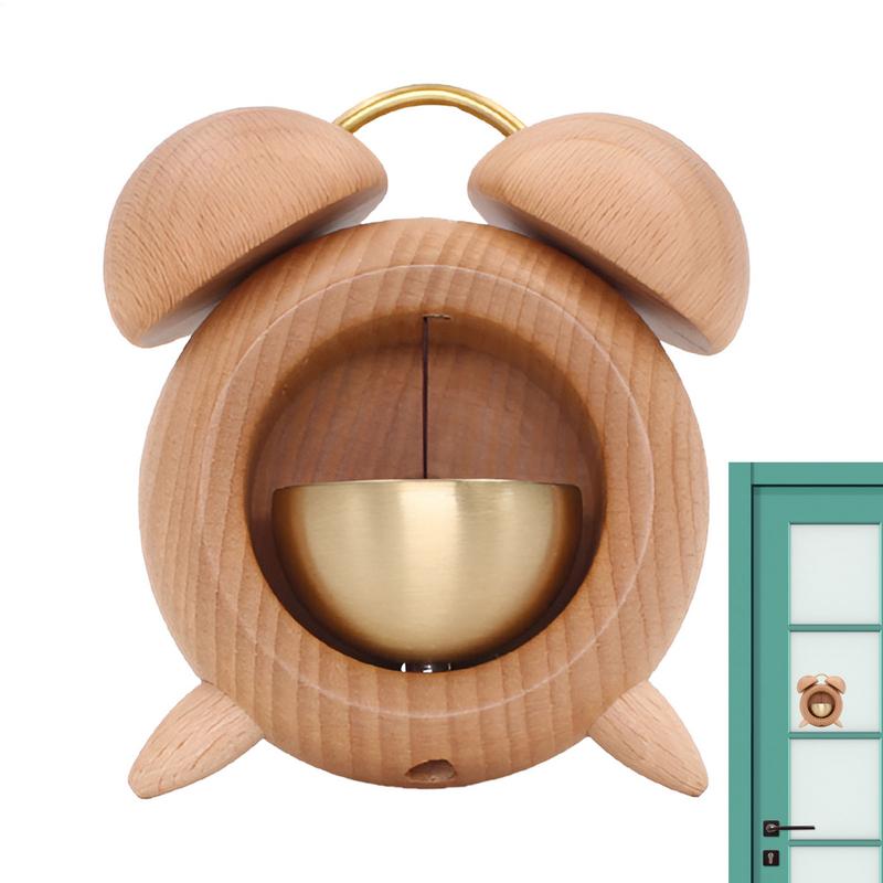 Bell For Door Magnetic Shopkeeper Bell Japanese-Style Wooden Magnet Decor Ornaments Gadget For Refrigerator Room Porch Garden