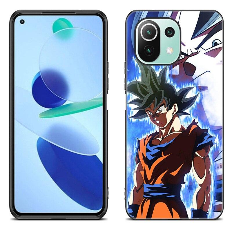 Anime Son Goku Ultra Instinct Phone Case For Xiaomi Mi POCO X3 NFC F3 GT M3 11i 11 Ultra 10T Pro A2 11 Lite Redmi K40 K20 7 7A