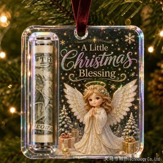 Holiday Cash Gift Holder Ornament