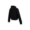 Jordan Essentials Casual Sport Knit Hoodie Short Pullover Women Tops Black DD6999-010