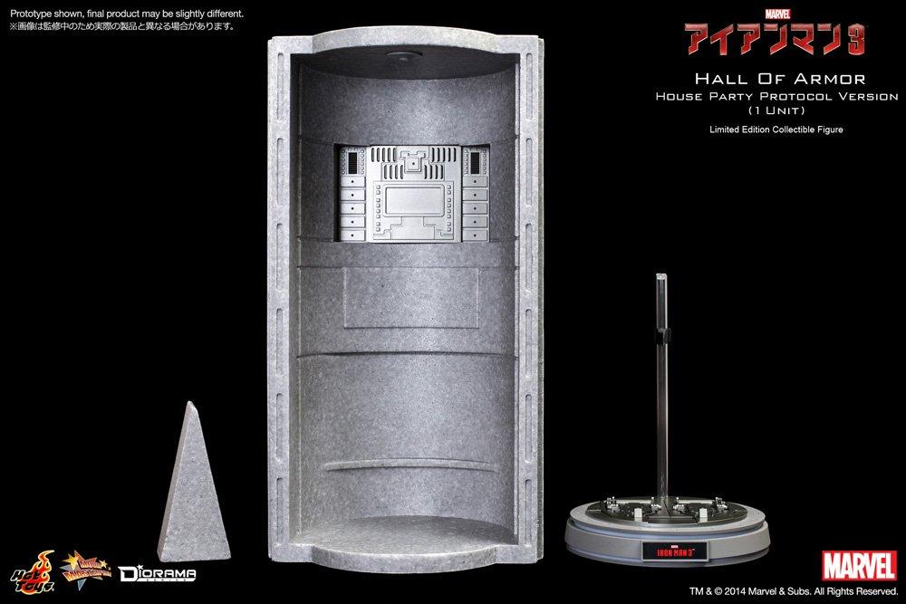 Movie Masterpiece Iron Man Maßstabsdiorama Hall of Party Protocol Version 31/6 Rüstung/Haus (1 Einheit)