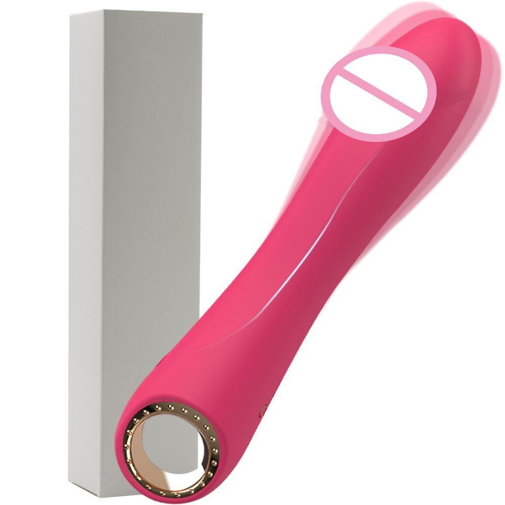 Realistic Dildo Vibrator G Spot Clitoral Stimulator with 10 Powerful Vibration Adult Sex Toys for Women and Couples Pleasure