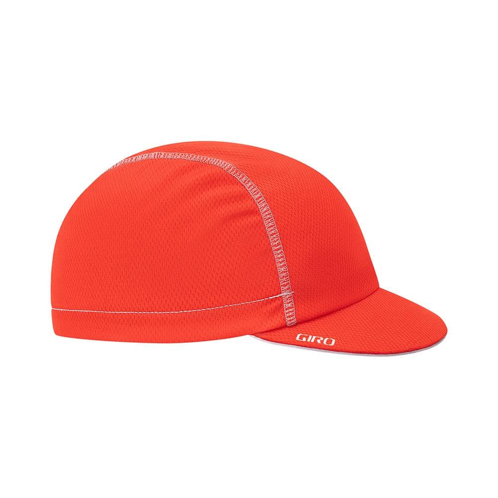 

Japanese GIRO PELOTON CAP Cycling One Size Fits Bright Elasticated Brim [Official Product] Men s Cap, All, Red, Breathable, Durable, Quick-Drying,