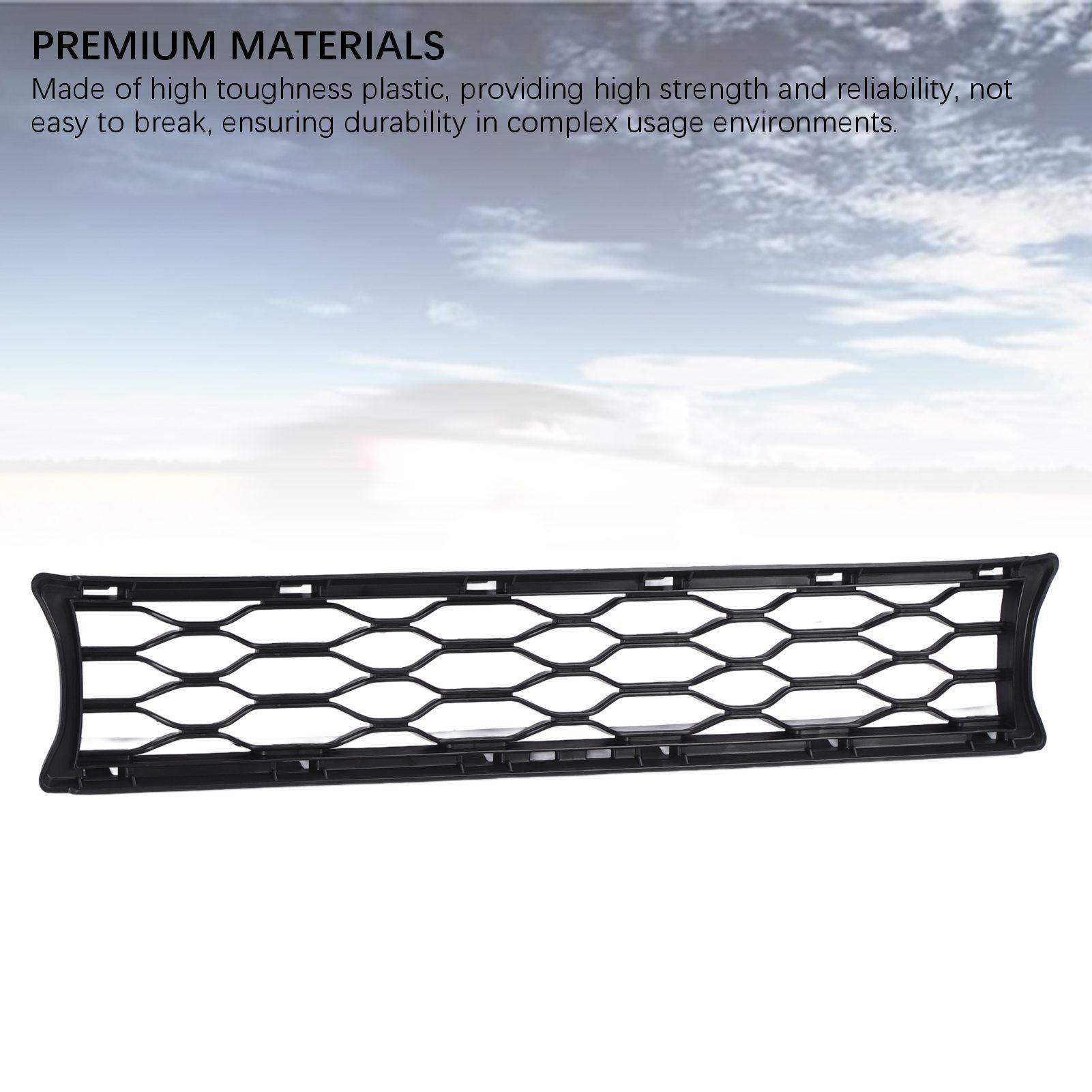 Front Bumper Lower Center Grille 51117301564 Stylish Black Car Bumper Center Mesh Vent Grill Replacement for S F55 F56