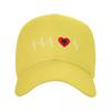 Ny mote albansk hjerteslag Albania flagg baseballcaps unisex kvinner tilpasset justerbar farshatt for voksne våren Snapback sommerhatter