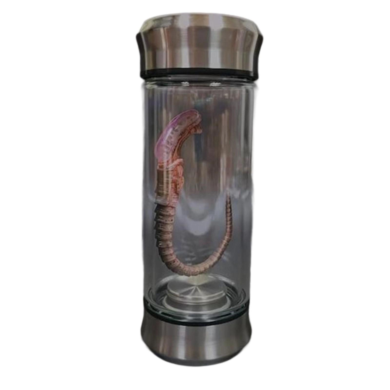 

Светящийся аквариум с инопланетянином Образец инопланетянина Эмбрион Фейсхаггера Ремесло из смолы Реквизит для фильма Изготовление Домашнее украшение One Size