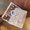 Husă magnetică detașabilă pentru iPad cu fundiță și design de miel, funcție suport, slot pentru pix, capac PC rezistent la șocuri, pentru Air Mini Pro