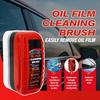 120ml Car Windshield , Waterproof Glass Film Cleaning Brush, Automotive Glass Cleaning Board,
