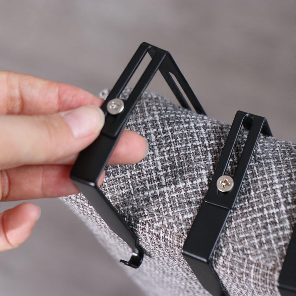 4Pcs Black Adjustable Cubicle Hook Flexible Door Storage Hooks Partition Hanger  Umbrellas