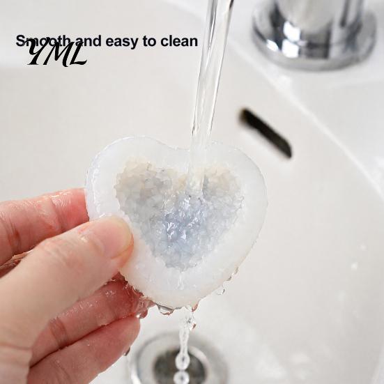 Heat Resistant Silicone Molds Heart Flower Mold, 3D Mousse Cake Candle Soap Easy Clean Bakeware Set Making, Fondant Resin Epoxy Craft Tool for