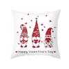 Red Cartoon Love Valentine's Day Home Pillow Car Waist Support Cushion Sofa Cushion Pillow Cover