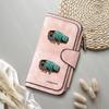 Gothic Skeleton Print Long Wallet Casual Portable Card Holder Fashion Daily Purse