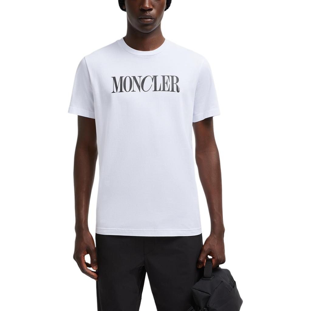Moncler Logo Printed Crewneck T Shirt J20918C0003189A17001