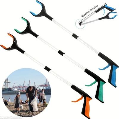 32 Inch Garbage Picker Gripper with 360 ° Rotating Clip Lightweight Heavy-Duty Elderly Gripper Household Cleaning Tools