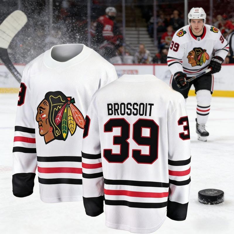 2026 Chicago Best-selling Men's Ice Hockey Sportswear White Breakthrough Edition Long Sleeve Breathable Shirt Kids
