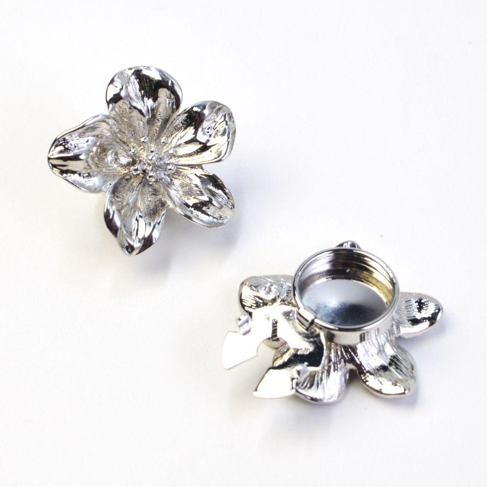 New Flower Flower Cufflinks DIY Sewing Accessories Shirt Button Clip Sewing-free Cufflinks Button Cover Special Occasions