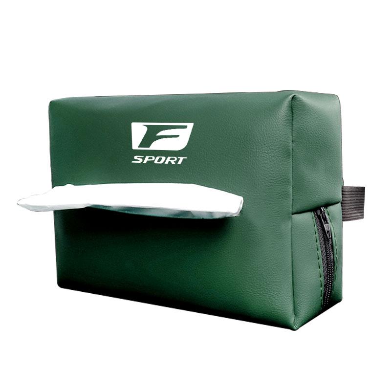 PU Leather Car Tissue Box Facial Tissue Storage Bag For Lexus F SPORT ES RX LS IS NX CT LX IS250 IS200 CT200H GS300 NX300h UX HS