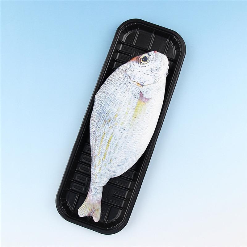 Cute Simulation Fish Pencil Case Large Capacity Portable Storage Bag Kawaii Cartoon Zipper Pencil Box Stationery Holder Pen Bags